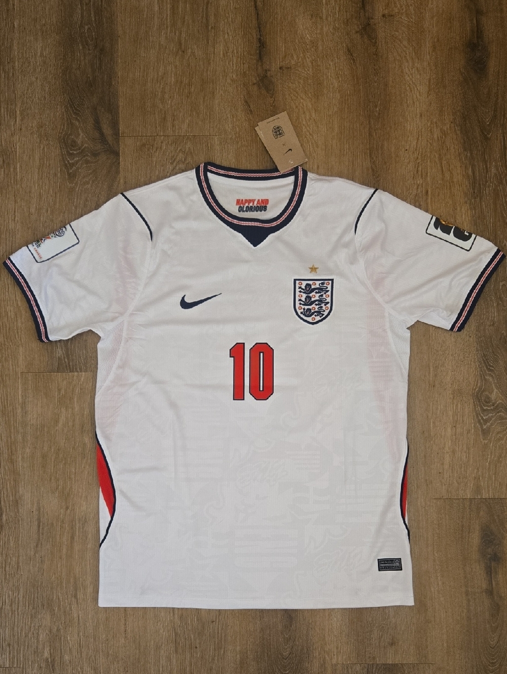 England 2026 World Cup Jude Bellingham White Kit Soccer Football Mens Sizes New